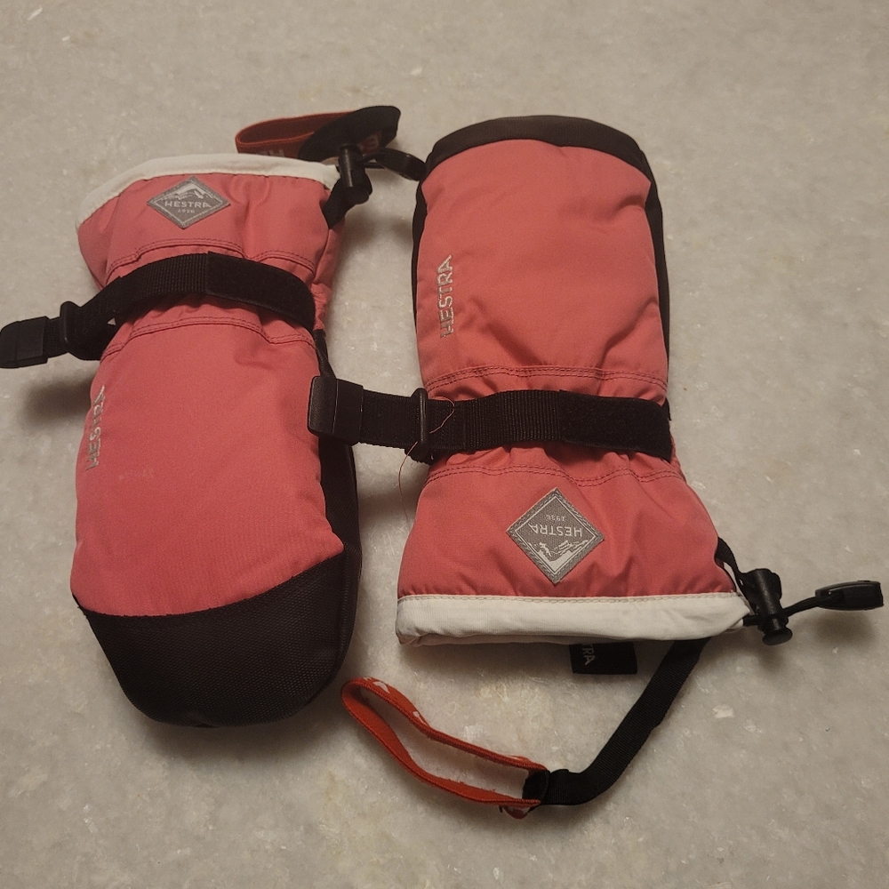 Hestra warm ski mittens gloves